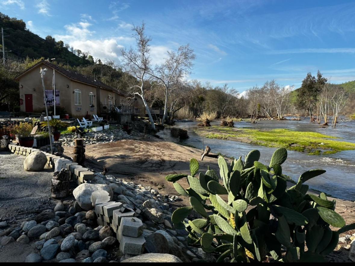 Sequoia River Front Cabins Трі-Риверс Екстер'єр фото