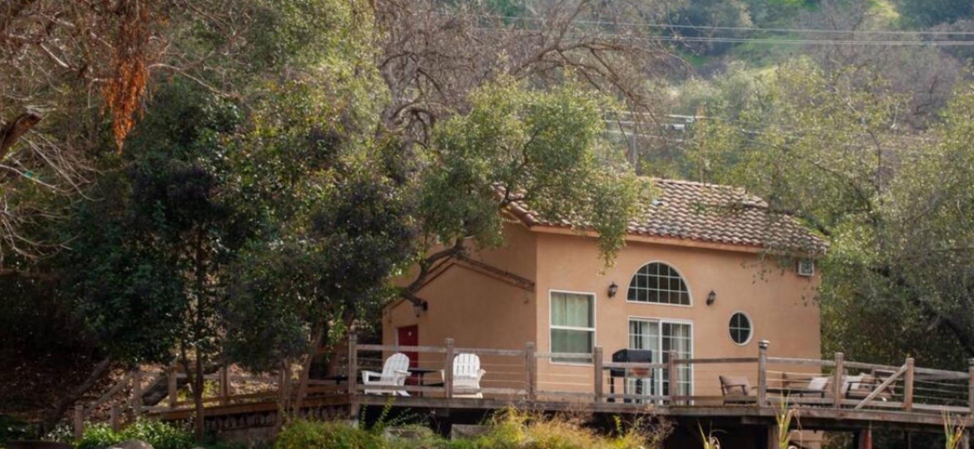 Sequoia River Front Cabins Трі-Риверс Екстер'єр фото
